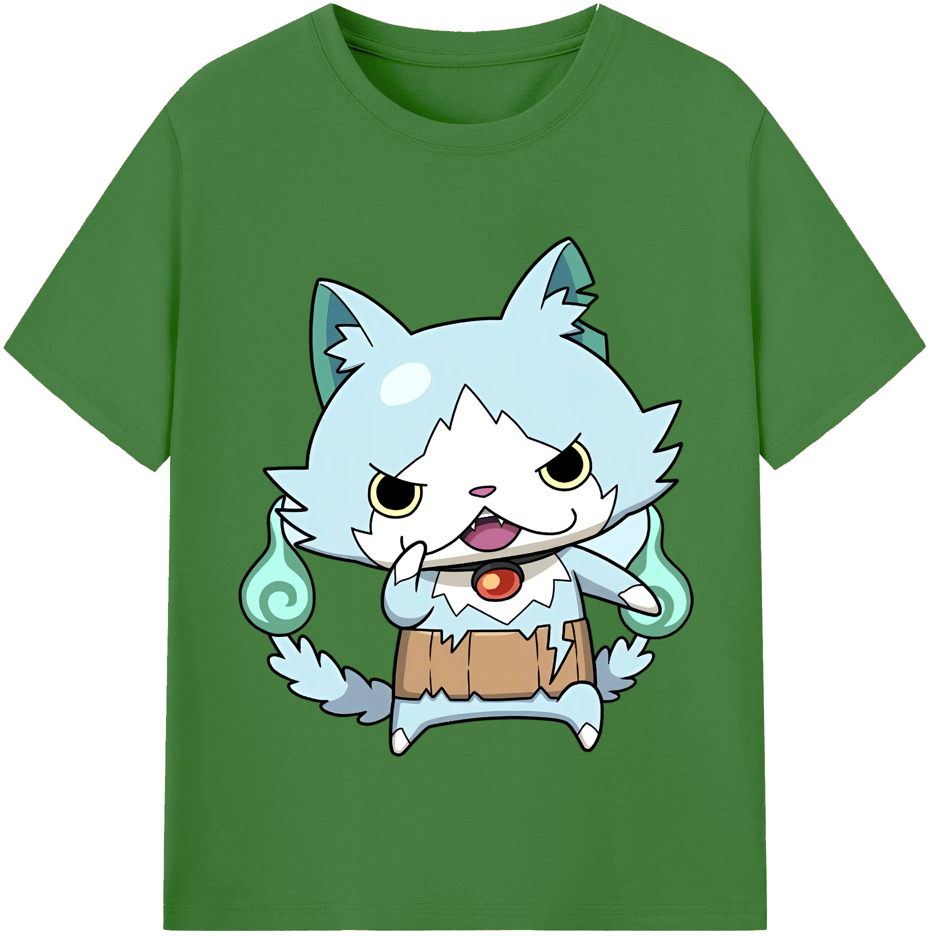 （画像用） 妖怪ウォッチ Yo-kai Watch レディースカジュアルプリントTシャツ（綿100％）
